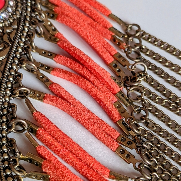 Anthropologie Antique Waterfall Statement Jewelry Set for Women and Girls - Picture 2 of 12